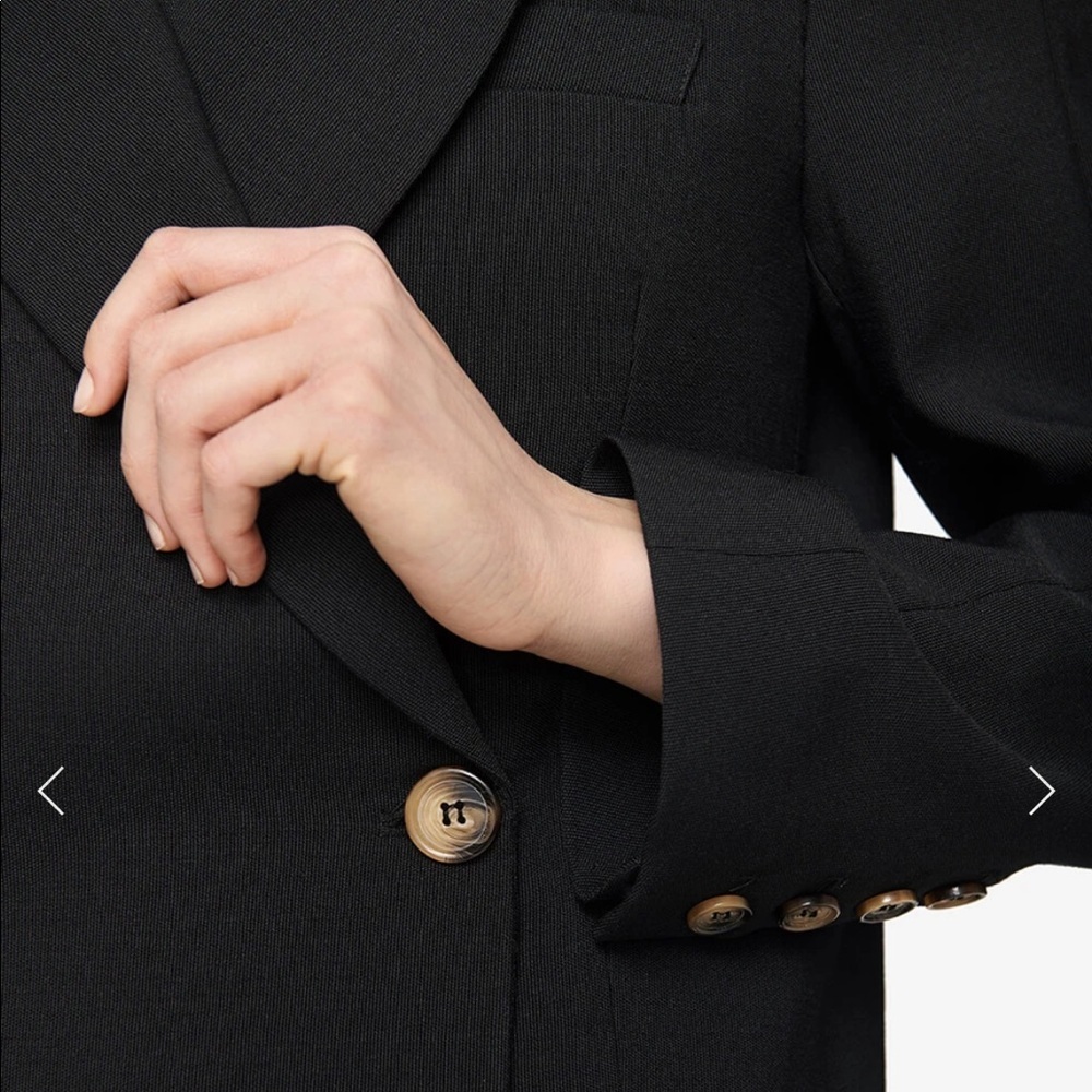 ANINE BING KAIA BLAZER BLACK - size medium - Picture 5 of 11
